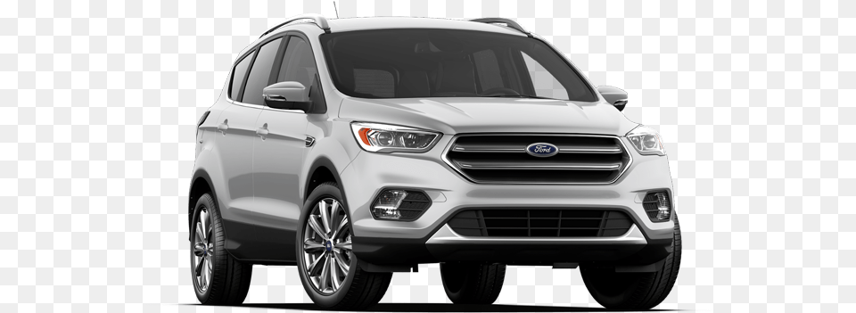 Silver 2017 Ford Escape Black Rims, Suv, Car, Vehicle, Transportation Free Png Download