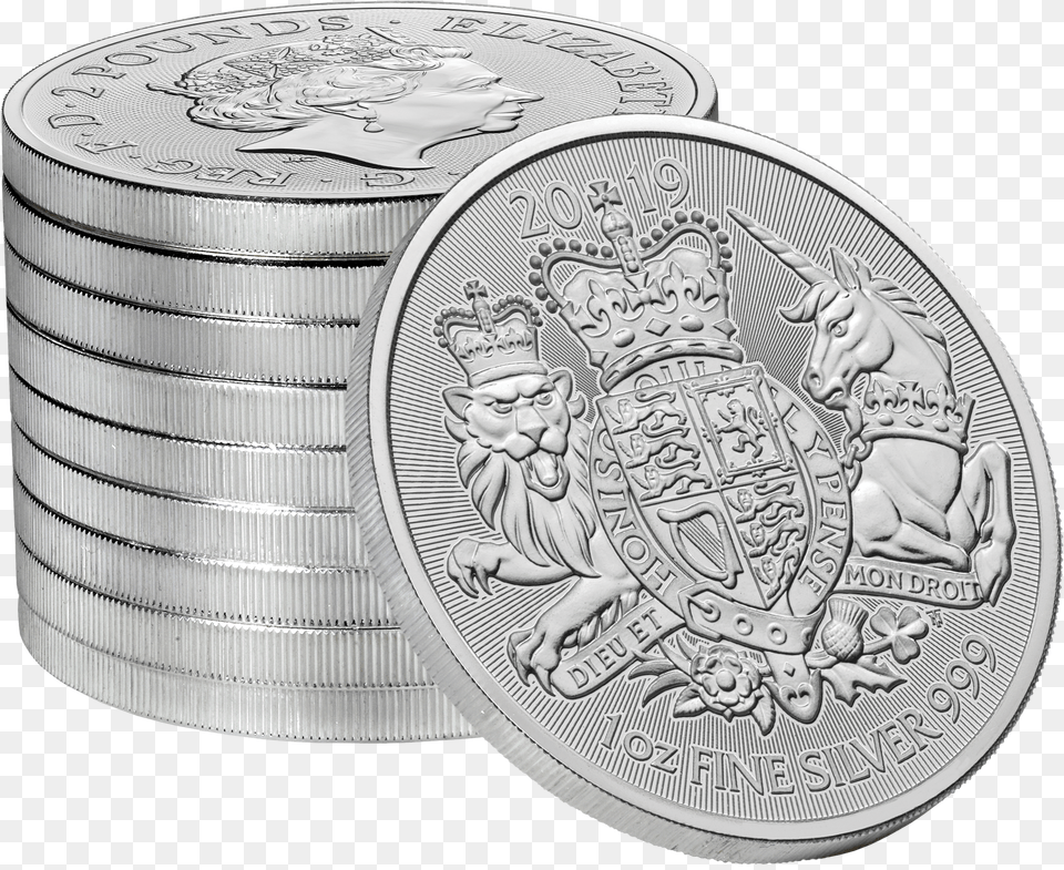 Silver 2019 1oz Royal Arms Free Png