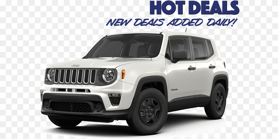 Silver 2019 Jeep Renegade, Car, Transportation, Vehicle, Suv Free Png Download