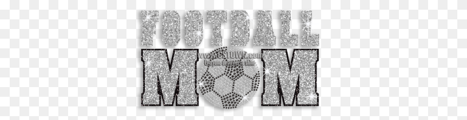 Silver Amp Black Football Mom Soccer Iron On Glitter Illustration, Art, Collage, Text, Book Png Image