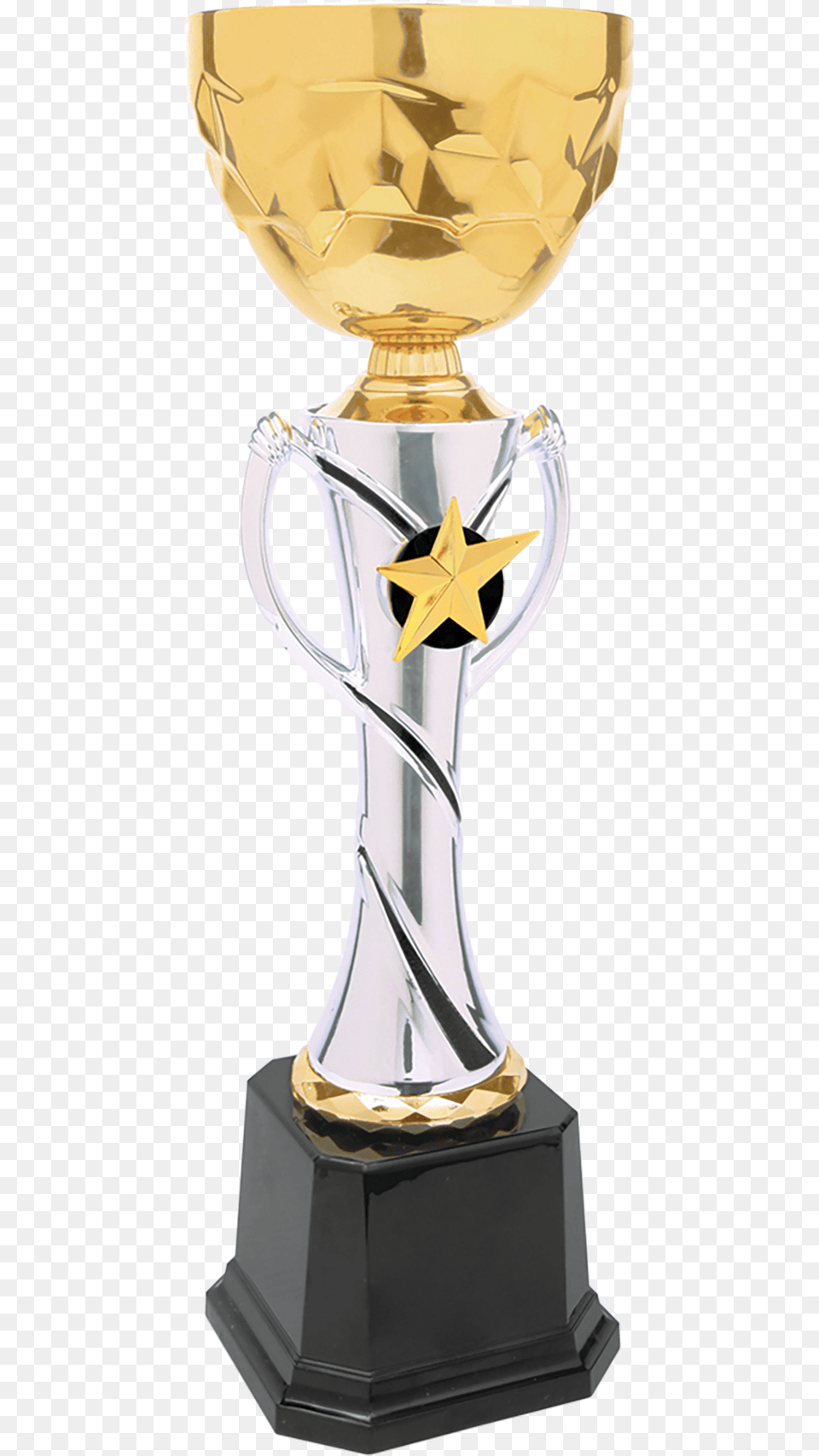 Silver Amp Gold Metal Cup Trophy Trophy, Smoke Pipe Free Transparent Png