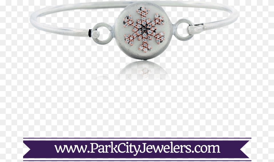 Silver Amp Gold Snowflake Bangle Bracelet Snowflake Necklace Gold Diamond, Accessories, Jewelry, Earring Free Png