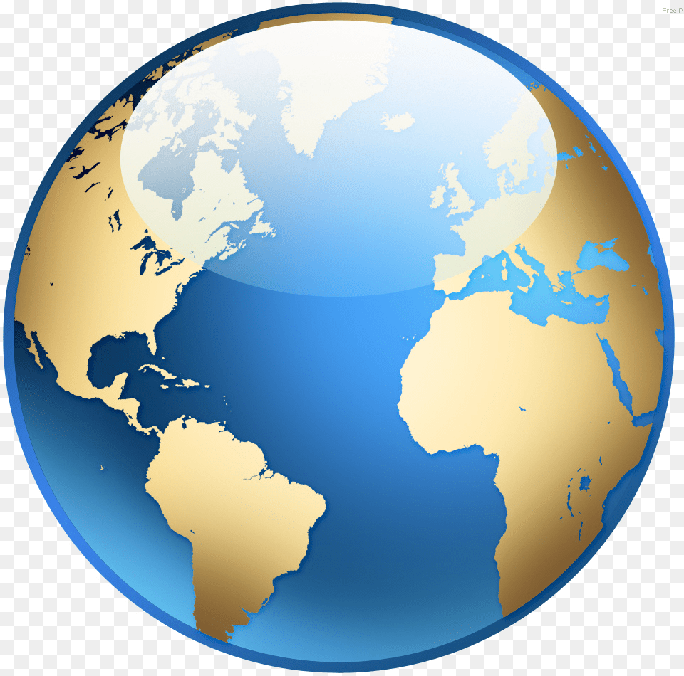 Silver And Blue Globe, Astronomy, Outer Space, Planet, Earth Png Image