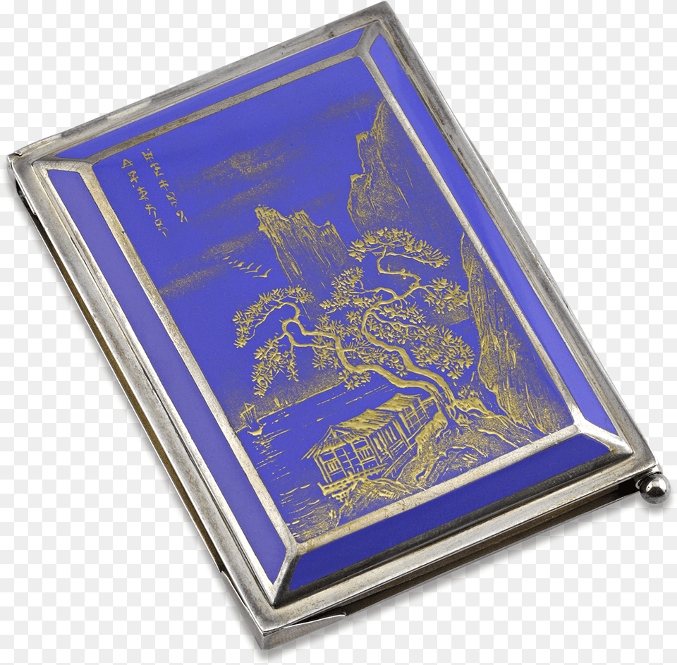 Silver And Enamel Note Pad And Pencil Visual Arts Free Png