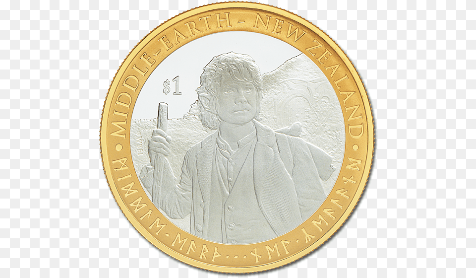 Silver And Gold Coin, Adult, Male, Man, Person Free Transparent Png