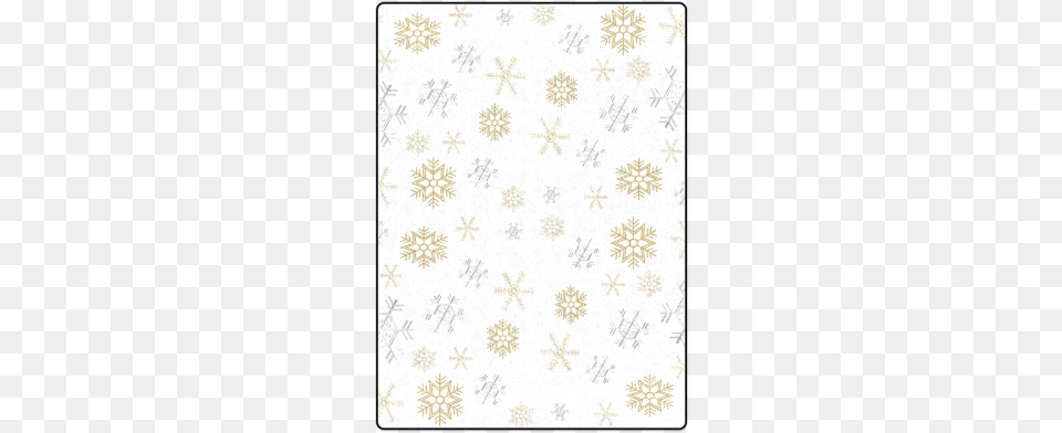 Silver And Gold Snowflakes On A White Background 2 Circle, Home Decor, Nature, Outdoors, Rug Free Png Download