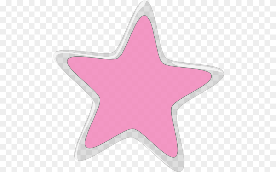 Silver And Pink Star Cartoons Silver And Pink Star, Star Symbol, Symbol Free Transparent Png