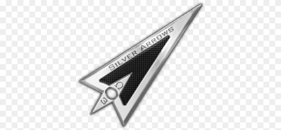 Silver Arrows Clan Logo Swat Portal Grille, Arrow, Arrowhead, Weapon, Triangle Png Image