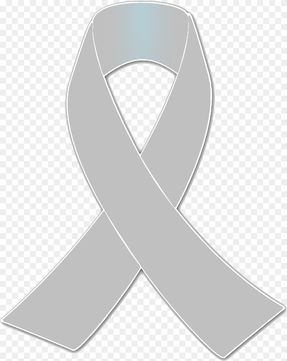 Silver Awareness Ribbon Scarf, Alphabet, Ampersand, Symbol, Text Free Transparent Png