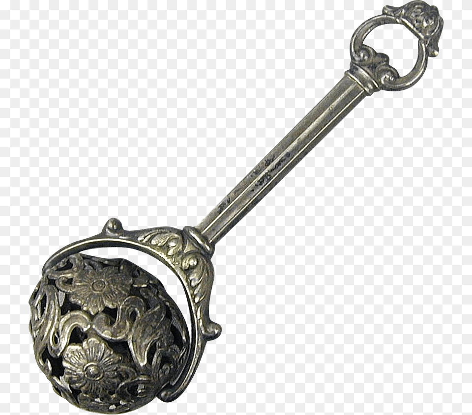 Silver Baby Rattle, Weapon, Cutlery, Sword, Spoon Png
