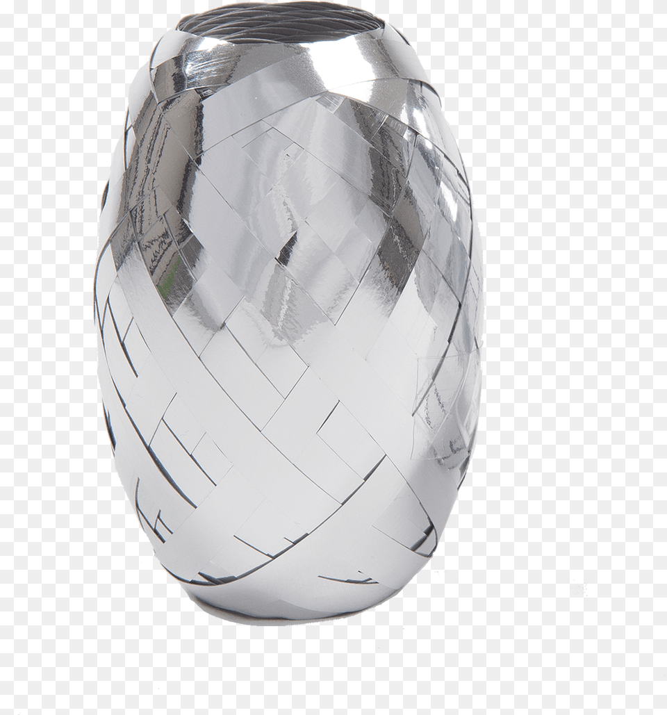 Silver Balloon Ribbon 20m Vase, Sphere, Crystal, Jar Png
