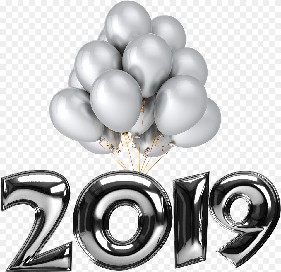 Silver Balloons, Balloon, Text, Number, Symbol Free Transparent Png