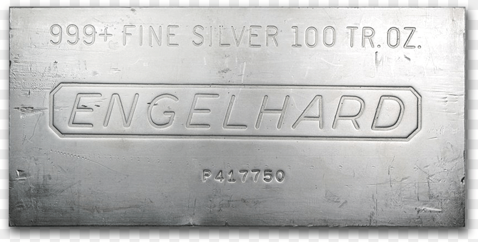 Silver Bar 100 Oz, Plaque Png Image