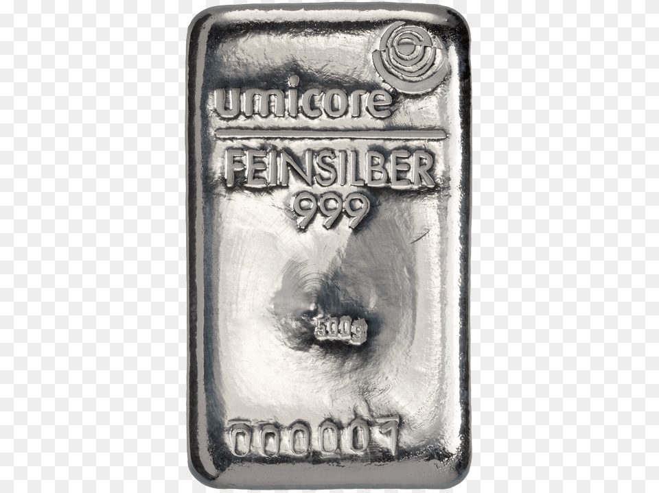 Silver Bar Image Zilverbaar 500 Gram Unicore, Logo, Mailbox Free Png