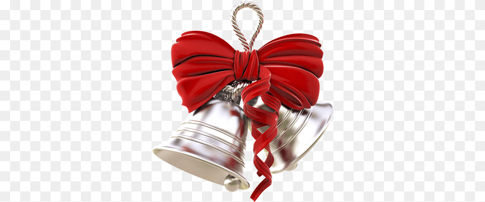 Silver Bells Christmas Bells Real, Chandelier, Lamp, Bell Png Image