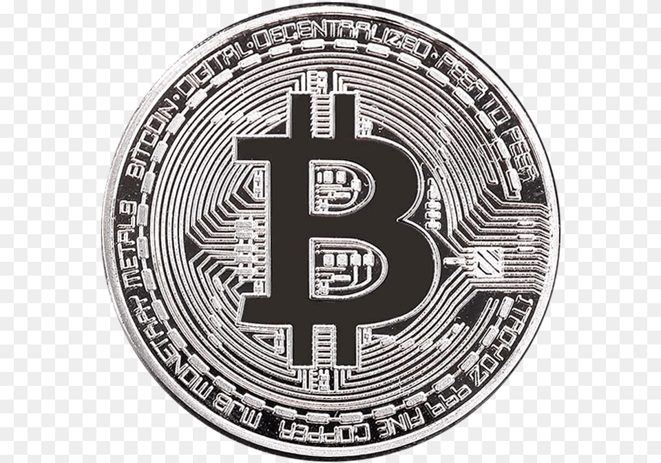 Silver Bitcoin Bitcoin Bronze Physical Bitcoins Casascius Bit Coin, Logo, Money, Machine, Wheel Free Transparent Png