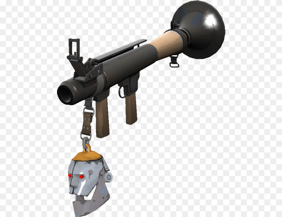 Silver Botkiller Rocket Launcher Photo Tf2 Carbonado Botkiller Rocket Launcher Mk, Firearm, Gun, Rifle, Weapon Free Png