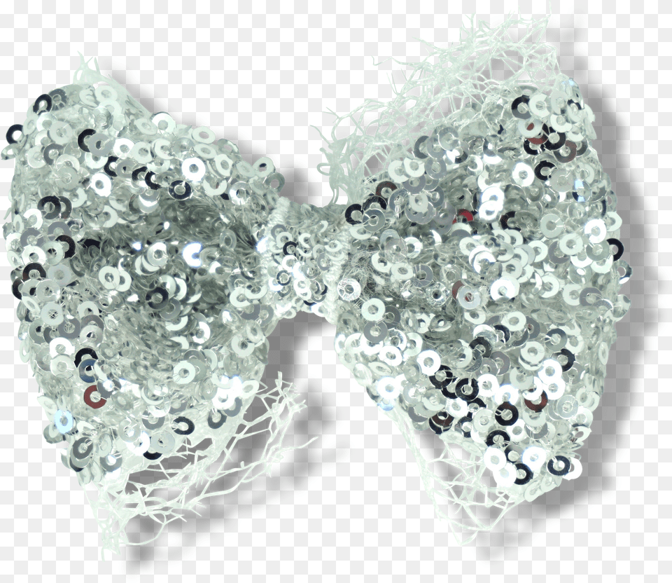 Silver Bow Bead Free Png