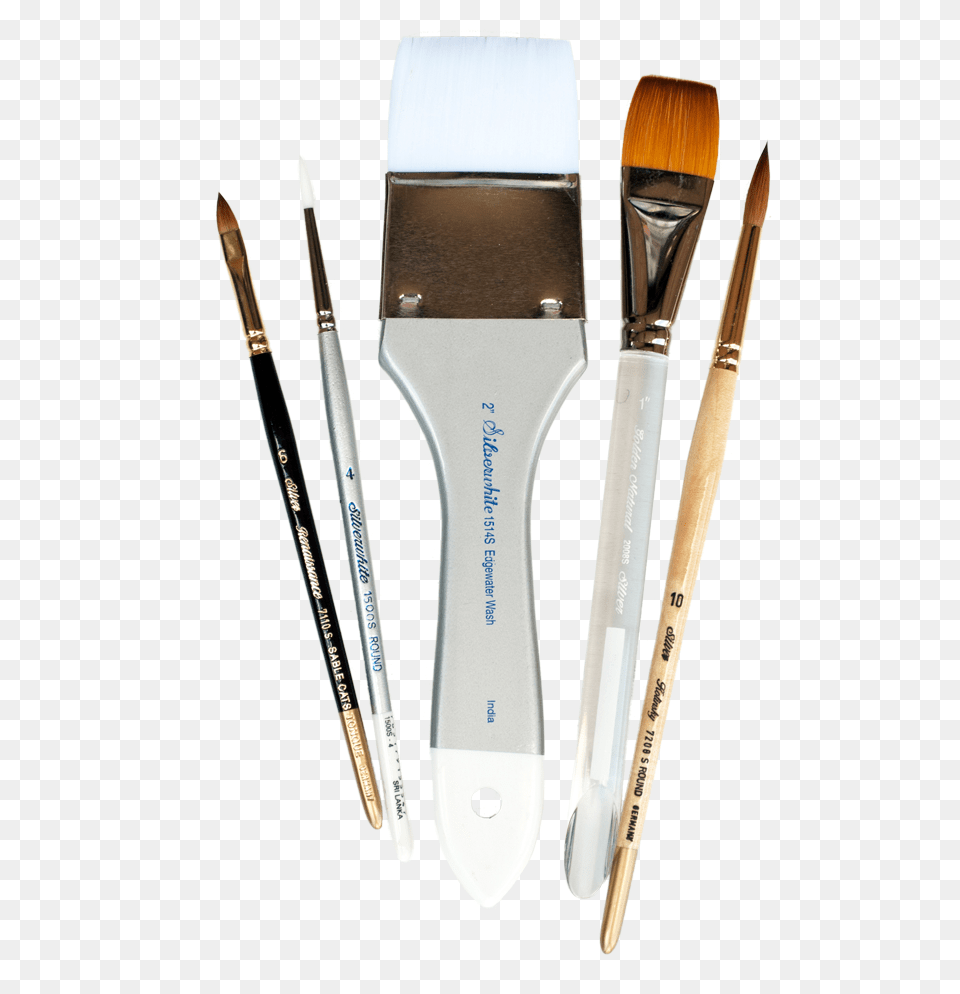Silver Brush Morgan Samuel Price Watercolor Professional, Device, Tool, Blade, Dagger Free Transparent Png