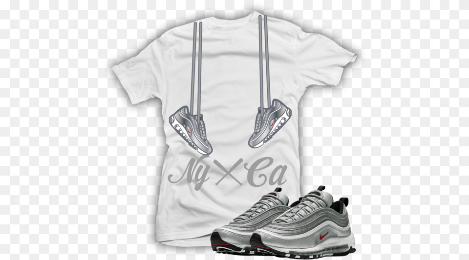 Silver Bullet Air Max 97 Tee Air Max 97 Og Qs Silver Bullet, Clothing, Footwear, Shoe, Sneaker Free Png Download