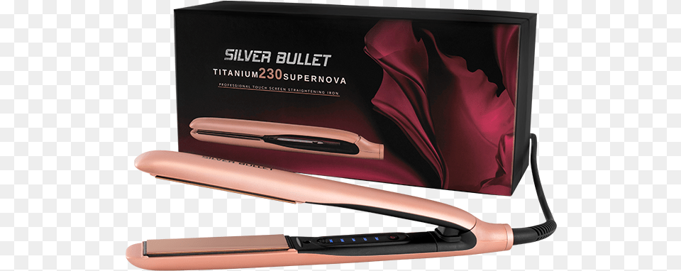 Silver Bullet Titanium 230 Supernova Straightening Hair Iron, Adult, Female, Person, Woman Free Png Download