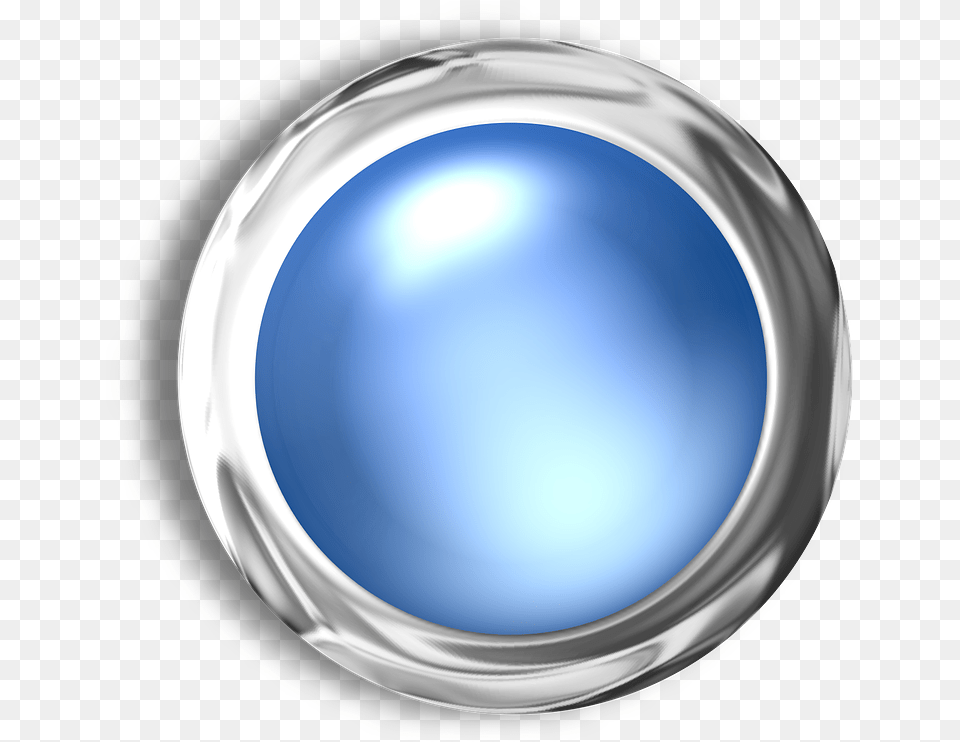 Silver Button, Sphere, Lighting, Photography, Accessories Free Png Download