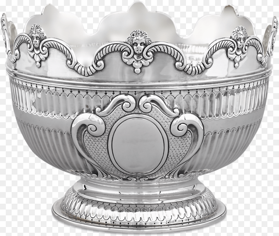 Silver Cherub Bowl By The London Assay Office Goldsmith39s Company Assay Office, Art, Porcelain, Pottery, Crib Free Png Download
