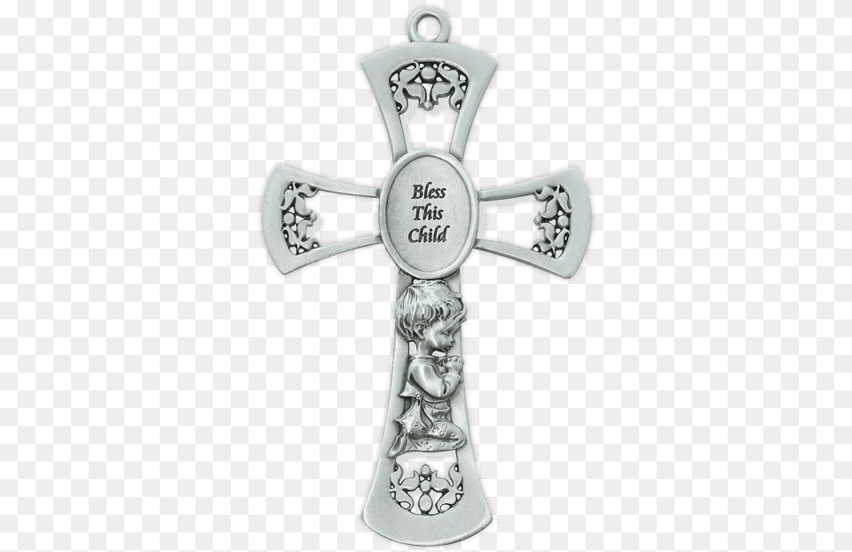 Silver Christening Crosses, Cross, Symbol Png Image