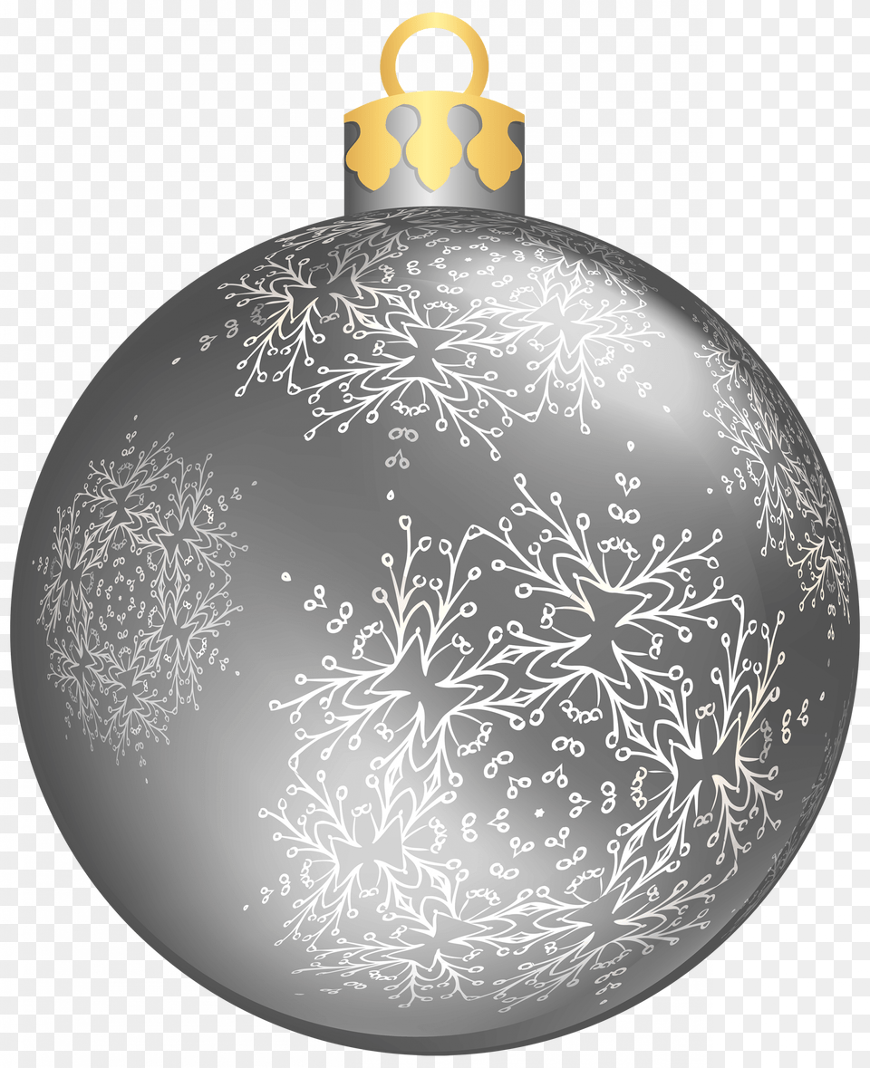 Silver Christmas Ball, Accessories, Ornament, Lighting Free Png