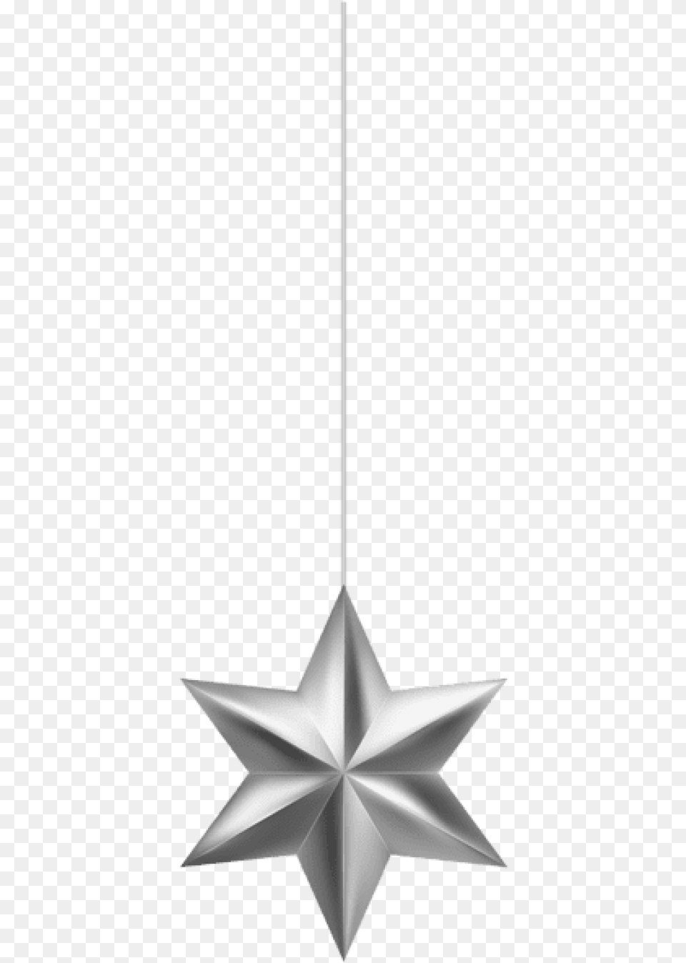 Silver Christmas Star Ornament Images Origami, Star Symbol, Symbol Free Png