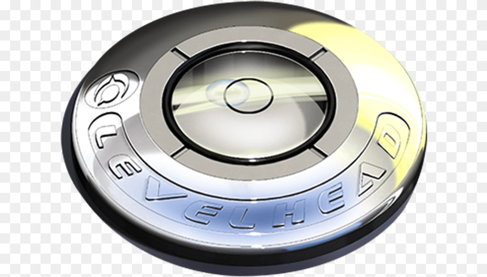 Silver Circular Ball Marker Bubble Level Ball Marker, Wristwatch, Cd Player, Electronics Png