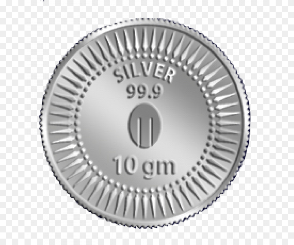 Silver Coin 5 Gm, Disk, Money Free Png Download