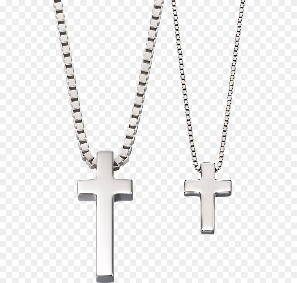 Silver Cross Necklace Pendant, Accessories, Jewelry, Symbol Free Png Download
