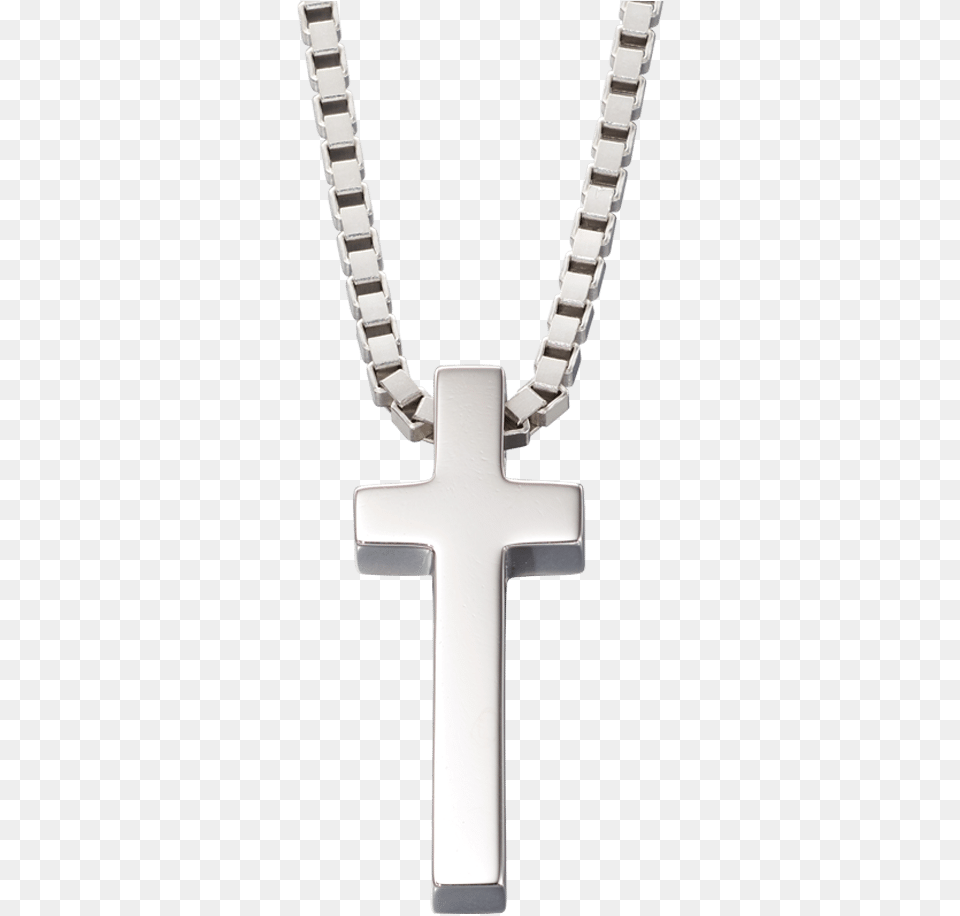 Silver Cross Necklace Sterling Silver Cross Mens, Accessories, Jewelry, Symbol, Pendant Free Png