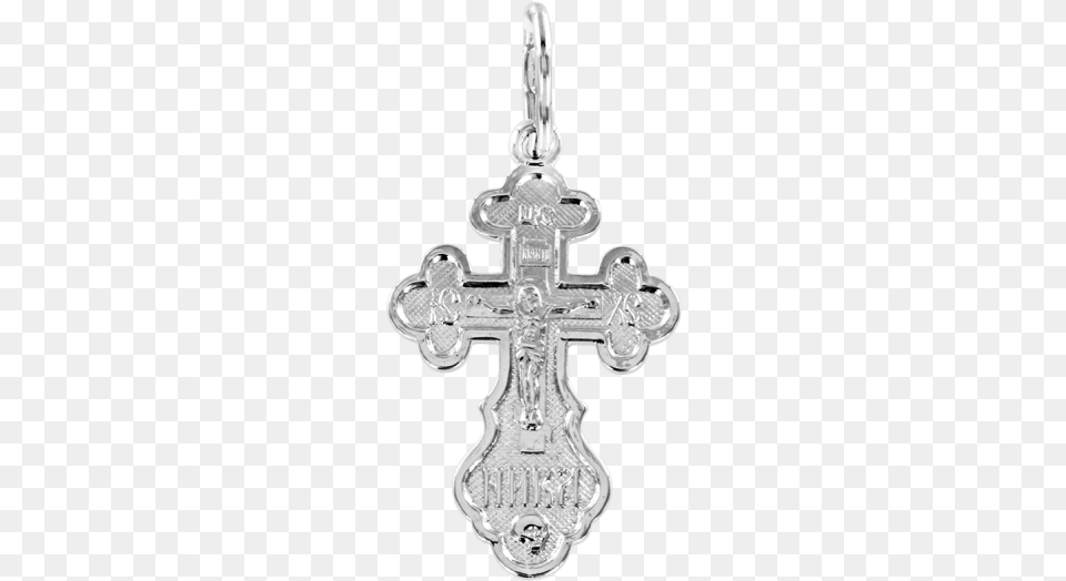 Silver Cross Pravoslavnij Serebryanij Krestik Spasi I Sohrani, Symbol, Accessories Png