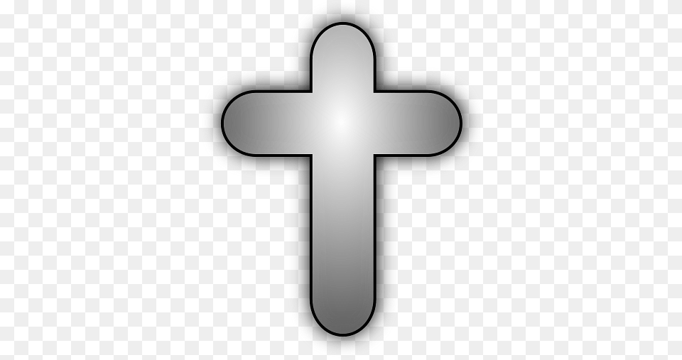 Silver Cross With Round Edges, Symbol Png Image