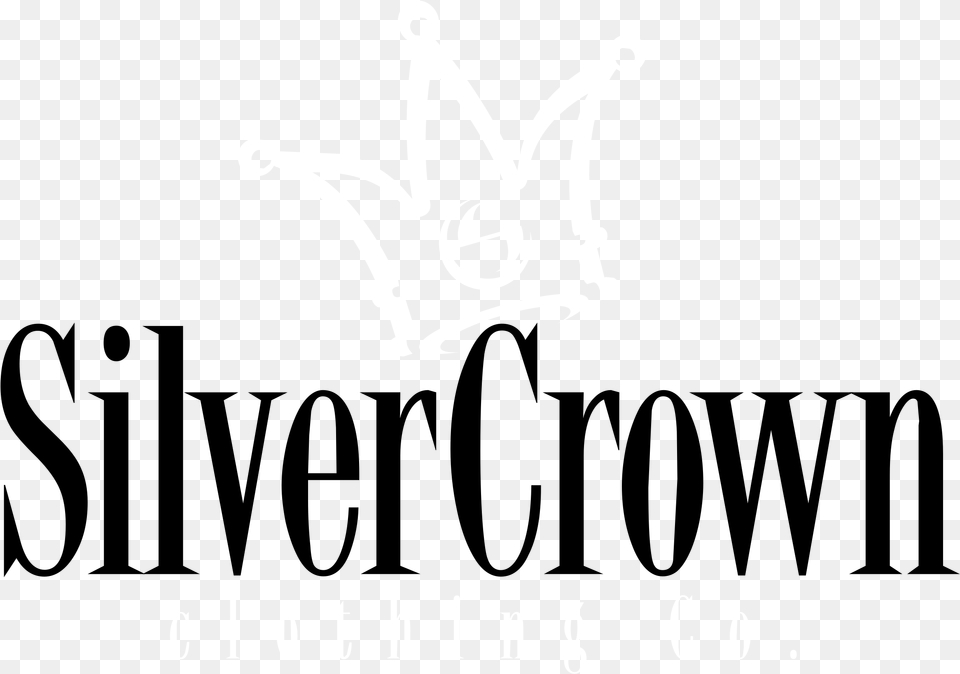 Silver Crown Clothing Logo Transparent Amp Svg Vector Silver Crown, Stencil, Symbol, Smoke Pipe Free Png Download