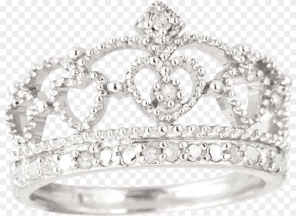 Silver Crown Tiara, Accessories, Birthday Cake, Cake, Cream Png Image