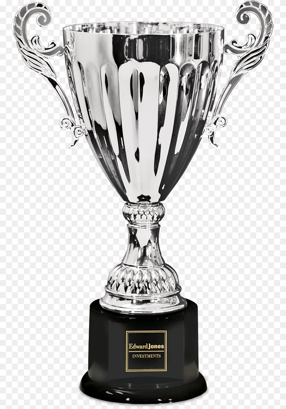 Silver Cup Custom Trophy Free Png Download