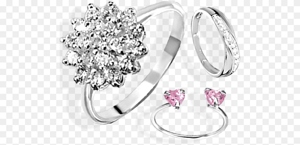Silver Cz Rings Jewellers Silver Collection, Accessories, Jewelry, Diamond, Gemstone Png