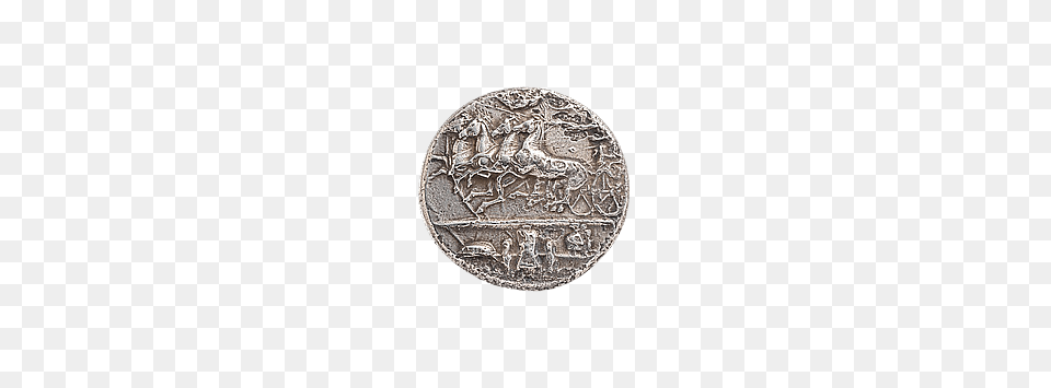 Silver Dekadrachm Coin, Accessories, Jewelry, Locket, Pendant Png Image