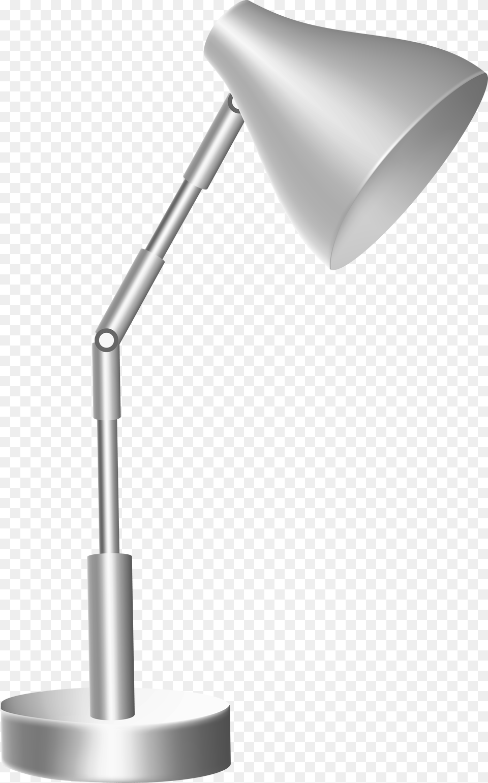 Silver Desk Lamp Clip Art, Lampshade, Table Lamp, Lighting Free Transparent Png