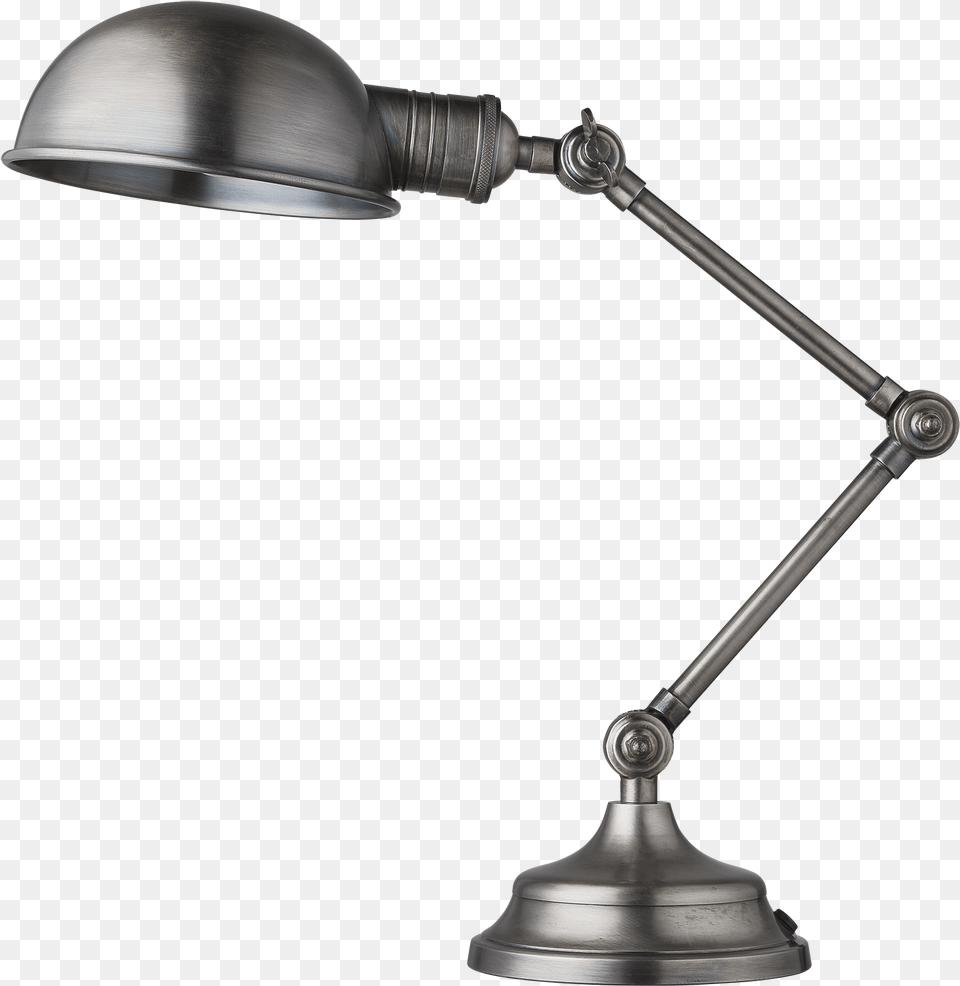 Silver Desk Lamp Transparent, Lampshade, Table Lamp Free Png
