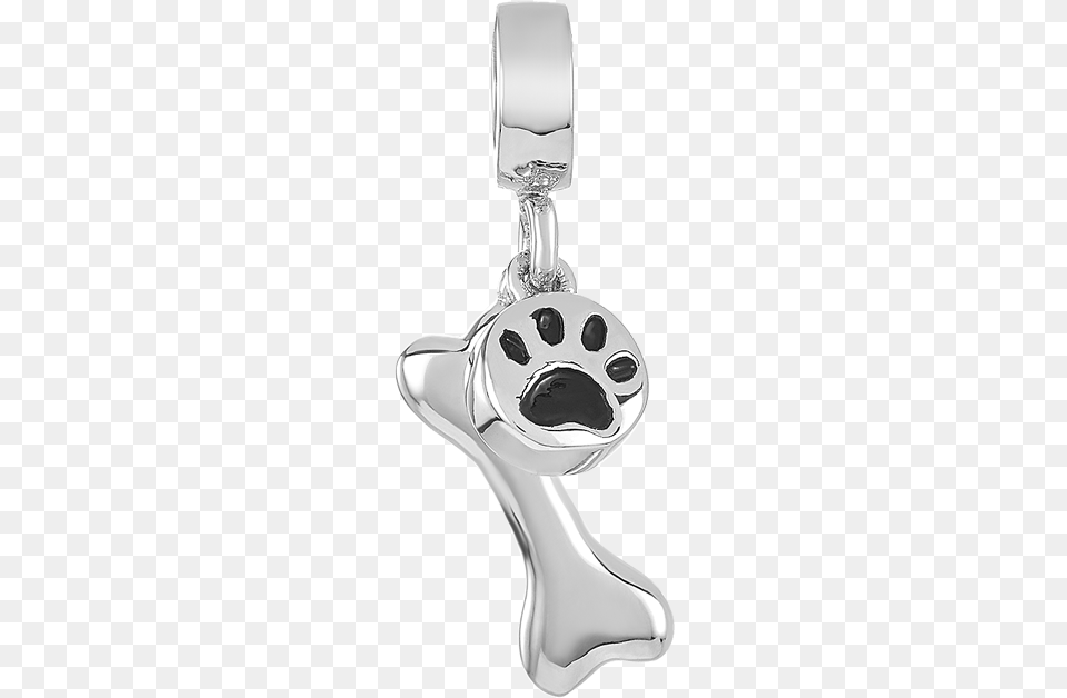 Silver Dog Bone Charm For Use With Dbw Interchangeable, Smoke Pipe Free Png Download