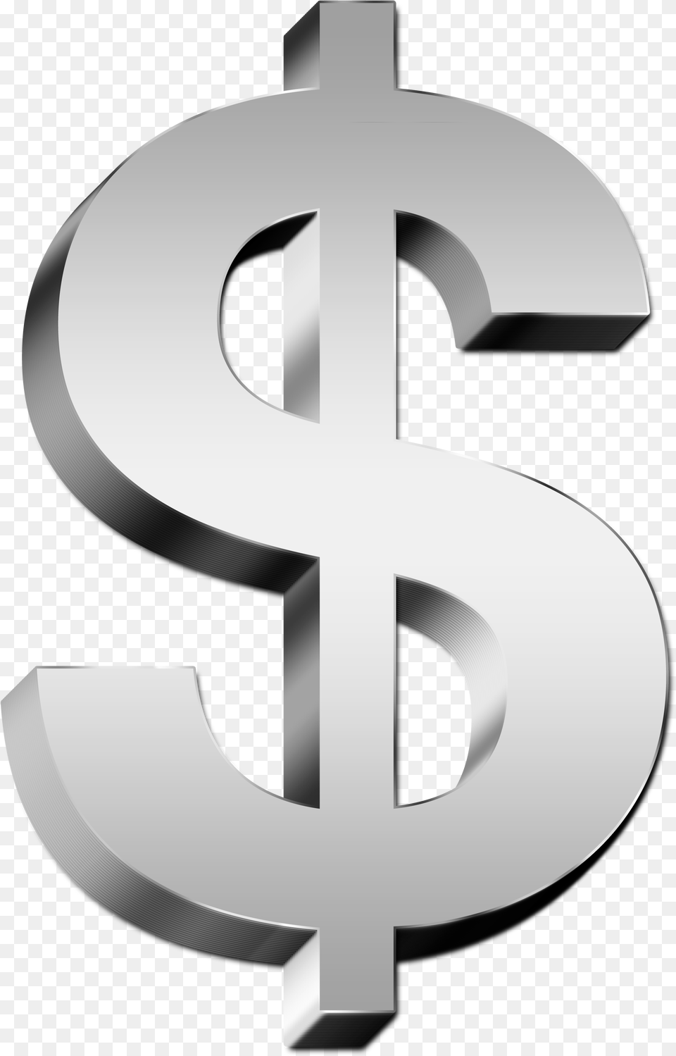 Silver Dollar Sign Image For Download Silver Dollar Sign, Symbol, Text, Number, Cross Png