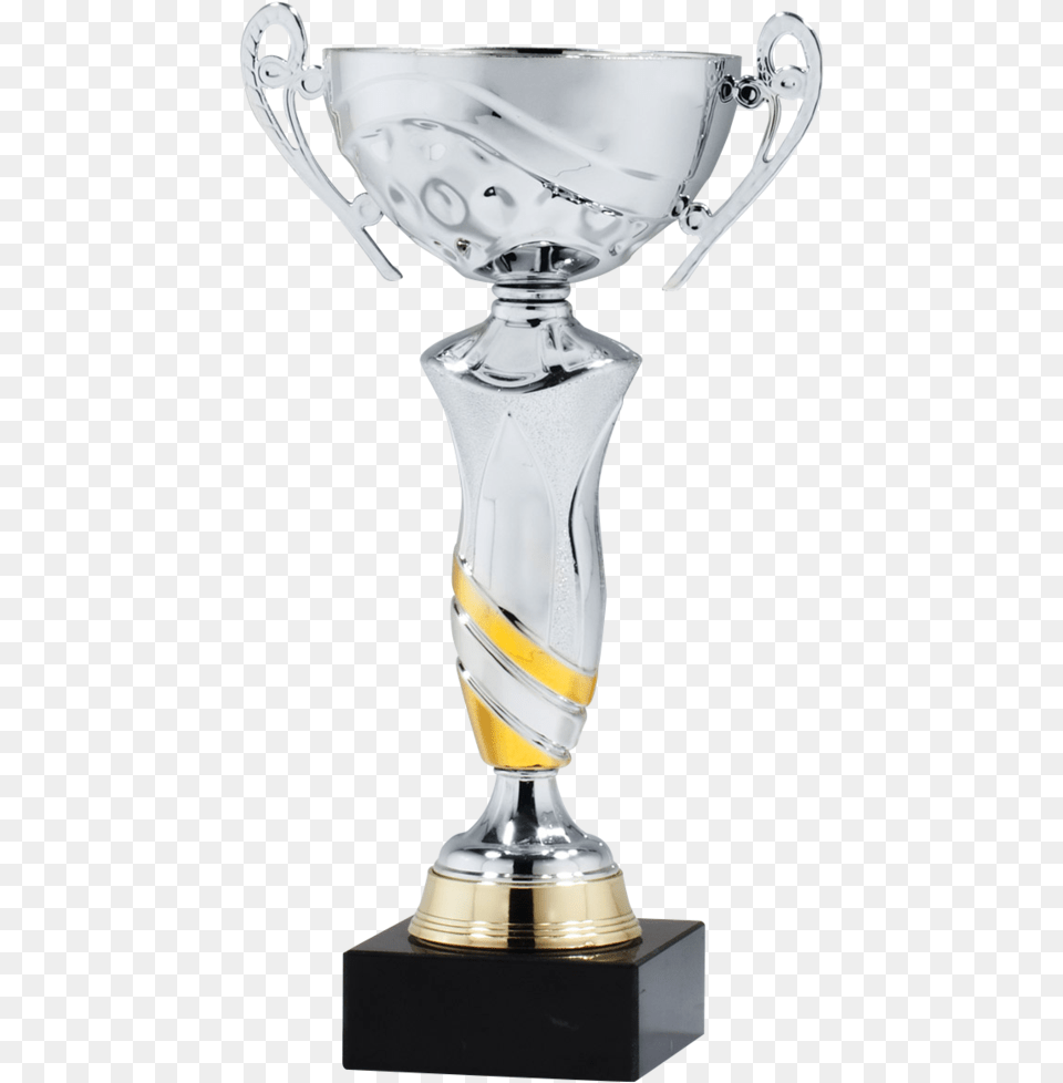 Silver Flare W Gold Accent Trophy, Appliance, Device, Electrical Device, Mixer Png Image