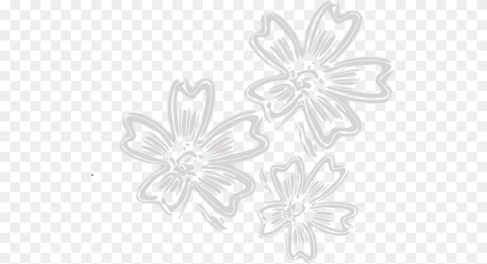 Silver Flowers Svg Clip Arts Clip Art, Floral Design, Graphics, Pattern, Daisy Free Png