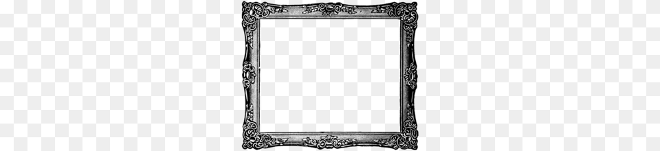 Silver Frame Clipart, Gate, Mirror Png