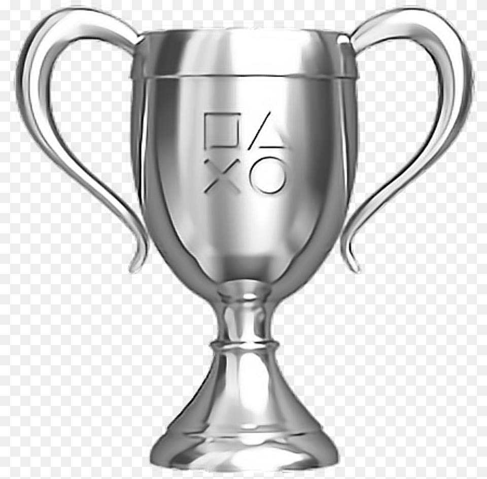 Silver Game Playstation Trophy Freetoedit Playstation Bronze Trophy, Smoke Pipe Png