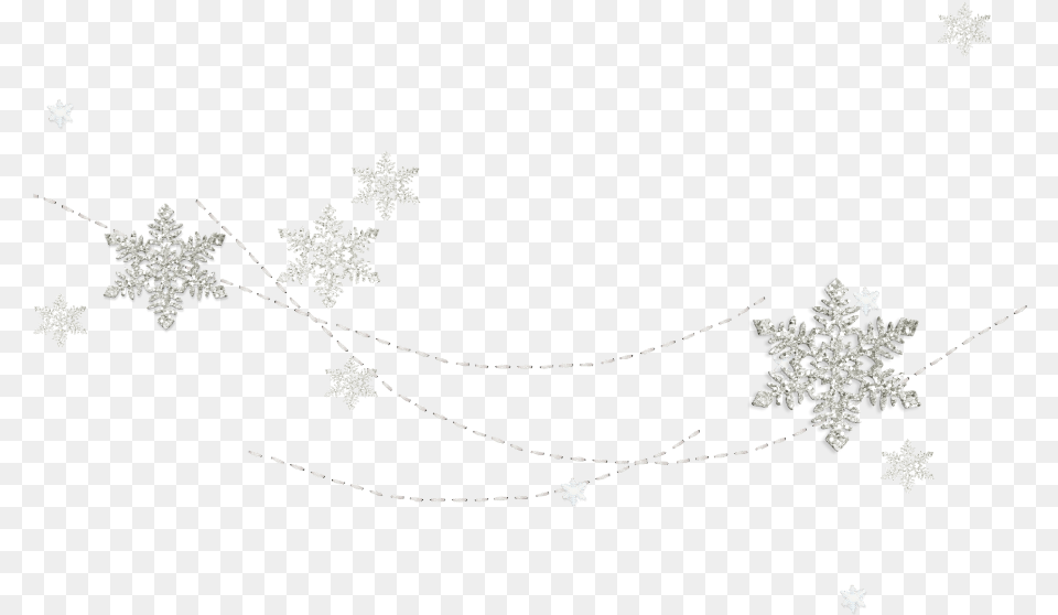 Silver Glitter Snowflakes Decoration Freetoedit Silver, Nature, Outdoors, Snow, Snowflake Free Png